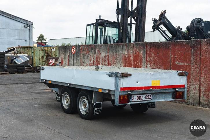 EDUARD 2 assen open laadbak (bj 2008), Auto diversen, Aanhangers en Bagagewagens, Gebruikt