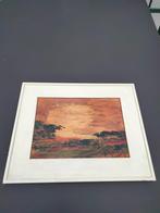 50s olieverf schilderij impressionisme Schuddeboom kunst, Ophalen of Verzenden