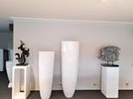 Nieuwe hoge vaas 150cm & nieuwe beelden, Ophalen, Kunststof, Wit, Nieuw