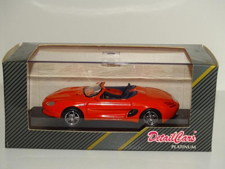 1/43 Ford Mustang Mach III spider detailcars superbe rouge !, Hobby en Vrije tijd, Modelauto's | 1:43, Nieuw, Auto, Overige merken