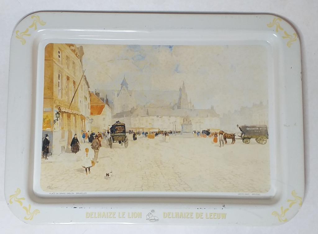 joli plateau rétro - Delhaize, Maison & Meubles, Enlèvement ou Envoi