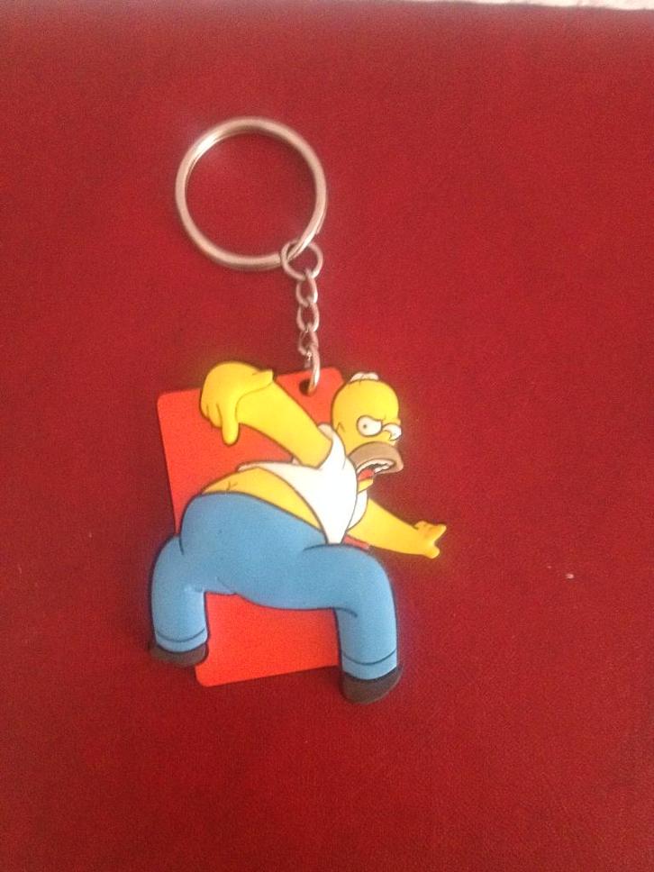 sleutelhanger Homer Simpson, Verzamelen, Sleutelhangers, Zo goed als nieuw, Ophalen of Verzenden