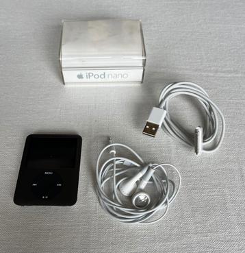 Ipod, Audio, Tv en Foto, Mp3-spelers | Apple iPod, Zwart, Ophalen of Verzenden, Zo goed als nieuw, Nano