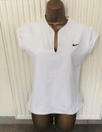 Zeldzaam Nike Pure Tennis Top met Prachtige Halsuitsnijding, Enlèvement ou Envoi, Sport de raquette, Nike, Blanc