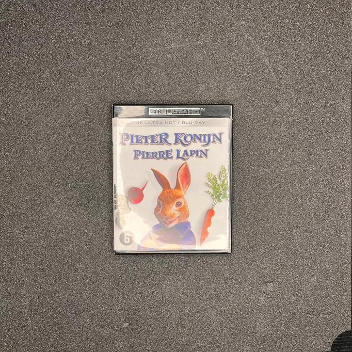 Pieter Konijn - 4K UHD Blu-Ray - Kinderfilm & Animatie, Cd's en Dvd's, Blu-ray, Zo goed als nieuw, Tekenfilms en Animatie, Verzenden