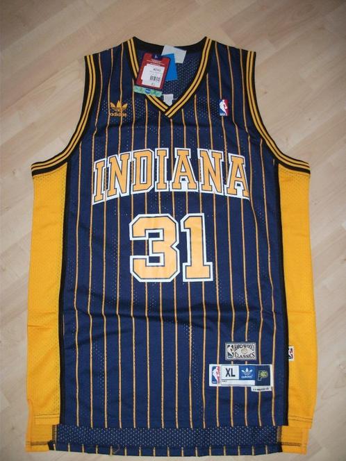 Indiana Pacers Retro Jersey Miller maat: XL, Sport en Fitness, Basketbal, Nieuw, Kleding, Verzenden