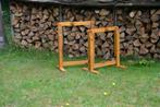 houten schragen, Ophalen