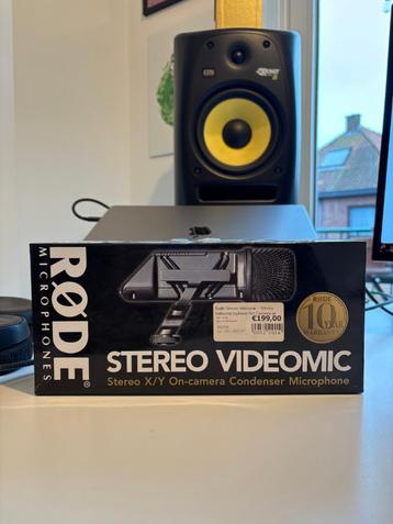Røde stereo videomic condenser met windkap, bijna ongebruikt, Enlèvement, Neuf, Autres types