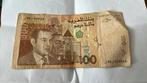 100 dirhams Marokko de 3 koningen, Ophalen of Verzenden, Overige landen