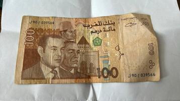 100 dirhams Maroc les 3 Rois, Enlèvement ou Envoi, Autres pays