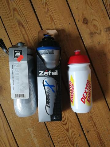 NIEUW 2 Isotherme Flessen + 1 fiets Bidon  beschikbaar voor biedingen