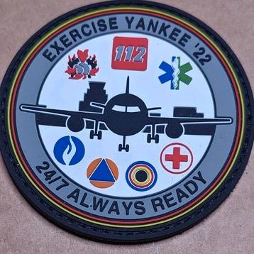 Hulpdiensten Patch Luchtmacht Potitie Brandweer Medisch 112  beschikbaar voor biedingen