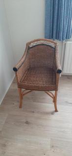 rieten stoel, Huis en Inrichting, Stoelen, Ophalen, Gebruikt, Bruin, Klassiek