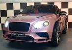 Kinderauto Bentley Continental - soft start - leren zit - RC, Ophalen of Verzenden, Nieuw, Afstandsbediening