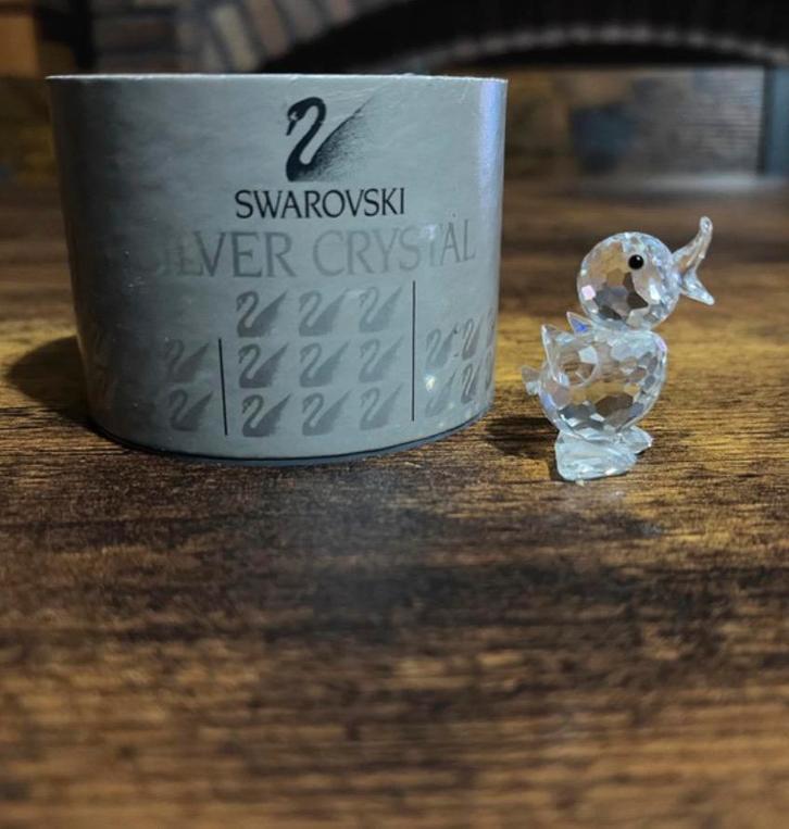 Swarovski Silver Crystal “Canard”, Collections, Swarovski, Comme neuf, Figurine, Enlèvement ou Envoi