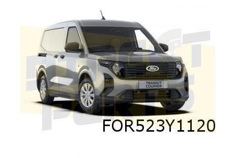 Ford Transit Courier (1/24-) voorbumpergrille (bij zwarte gr, Auto-onderdelen, Carrosserie, Bumper, Ford, Voor, Nieuw, Verzenden