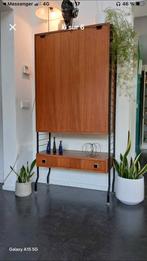 Wallunit bureau combineurop vintage annees 60, Ophalen