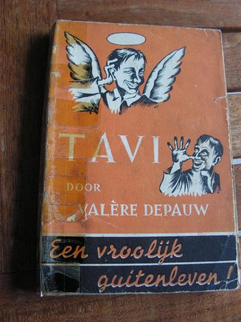 Antiek jeugdboek “Tavi” door Valère Depauw., Antiquités & Art, Antiquités | Livres & Manuscrits, Enlèvement ou Envoi