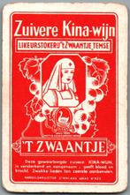 carte à jouer - LK8490 -'t Zwaantje, vin de quinquina pur, Comme neuf, Carte(s) à jouer, Enlèvement ou Envoi