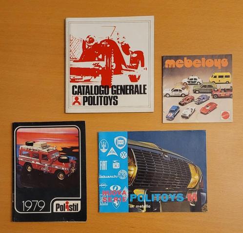 Brochures de miniatures de voitures Lotje Politoys - Polisti, Collections, Marques automobiles, Motos & Formules 1, Comme neuf
