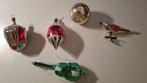 5 oude kerstballen, Verzenden, Gebruikt