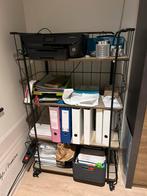 Gloednieuw prachtig open rek met 4 houten legplanken, Neuf, 25 à 50 cm, Avec tablette(s), Enlèvement