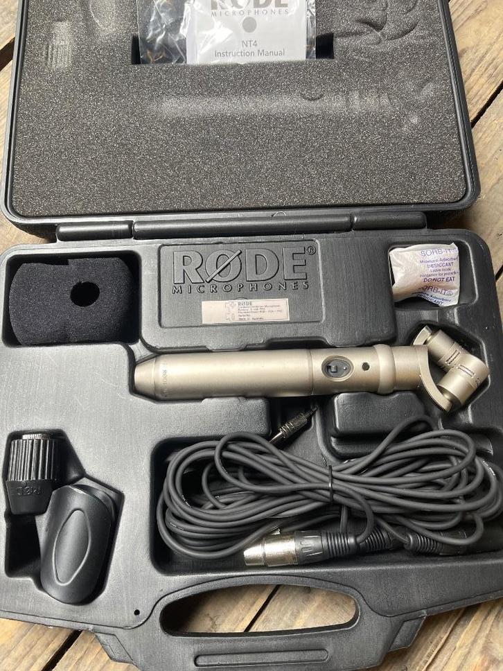 Røde NT4 Stereo Condensatormicrofoon, Muziek en Instrumenten, Microfoons, Zo goed als nieuw, Studiomicrofoon, Ophalen of Verzenden