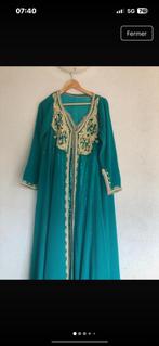 Robe marocaine /kaftan /lebsa turquoise, Ophalen of Verzenden, Zo goed als nieuw