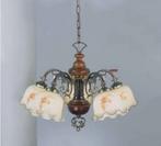 Classic Italian chandelier 5 lights, model L.2263/5, Ophalen, Zo goed als nieuw, Glas, Italiaans