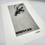 Banksy Offset Lithografie (50 x 35 cm) – Met droogstempels, Antiek en Kunst, Kunst | Litho's en Zeefdrukken, Ophalen