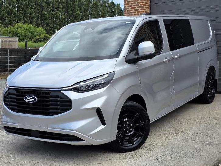 Ford Transit Custom Limited - 2025 NIEUW 0KM - DubCab 5Zits, Auto's, Bestelwagens en Lichte vracht, Bedrijf, Te koop, ABS, Achteruitrijcamera