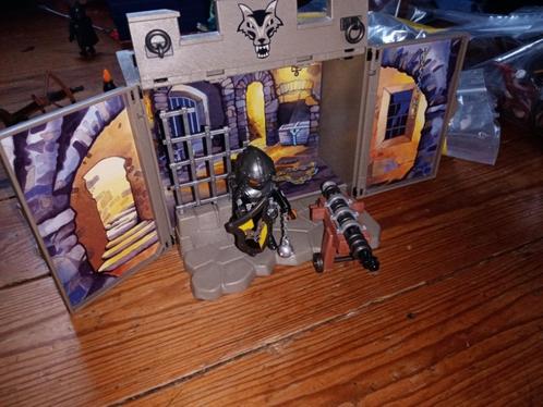 Playmobil minifort met soldaat en kanon 6156, Kinderen en Baby's, Speelgoed | Playmobil, Gebruikt, Ophalen