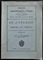 De "Cyrurgie" van Meester Jan Yperman (E.Van Leersum), Antiquités & Art, Antiquités | Livres & Manuscrits, Enlèvement ou Envoi