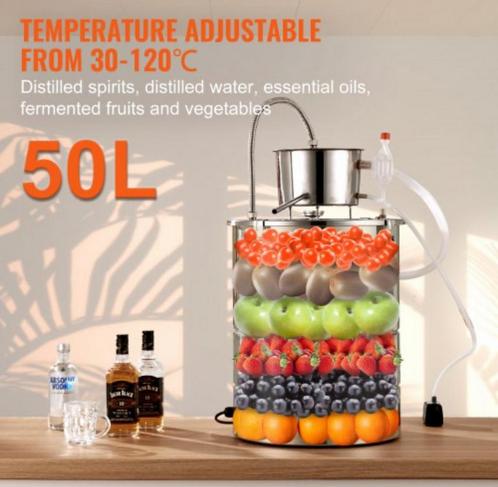 VEVOR distilleerapparaat 50L, 2800W, Diversen, Levensmiddelen, Ophalen