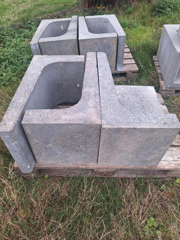 keerwanden, Tuin en Terras, Bielzen en Borduren, Nieuw, Border, Beton, 50 cm of meer, Minder dan 100 cm, Minder dan 25 cm, Ophalen