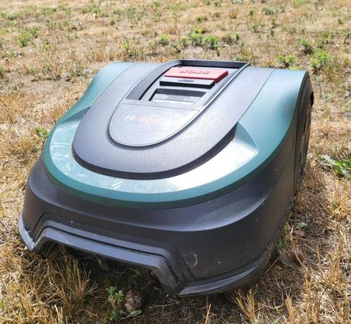 Draadloze robotgrasmaaier - capaciteit 500m², Tuin en Terras, Robotmaaiers, Zo goed als nieuw, 20 tot 25 cm, Met regensensor, Ophalen