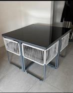 Table De Jardin 4 Chaises En Resines Maison Du Monde, Ophalen, Zo goed als nieuw