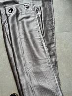 Draperies met ringen., 100 tot 150 cm, 200 cm of meer, Bruin, Nieuw