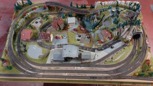 Modelbouw landschap Noch "Königsfeld" Fleischmann H0 160x100, Hobby en Vrije tijd, Modeltreinen | H0, Gebruikt, Overige typen