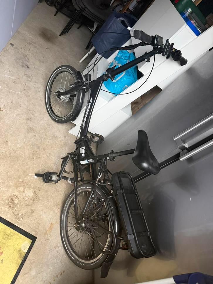 Elektrische plooifiets, Fietsen en Brommers, Fietsen | Vouwfietsen, Gebruikt, Ophalen