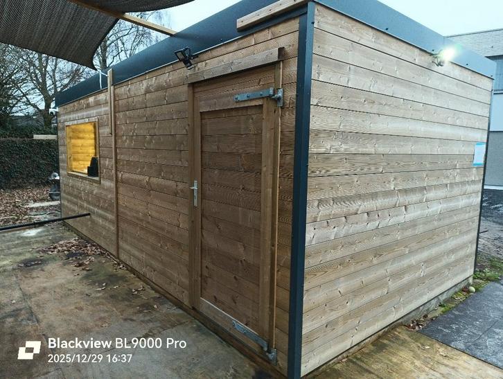 Cabanon de jardin ou cabanon, Jardin & Terrasse, Abris de jardin, Comme neuf, Abri de jardin, Bois, 500 cm ou plus, 200 à 400 cm