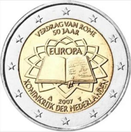 2 euro Nederland 2007 - Verdrag van Rome (UNC), Postzegels en Munten, Munten | Europa | Euromunten, Losse munt, 2 euro, Overige landen