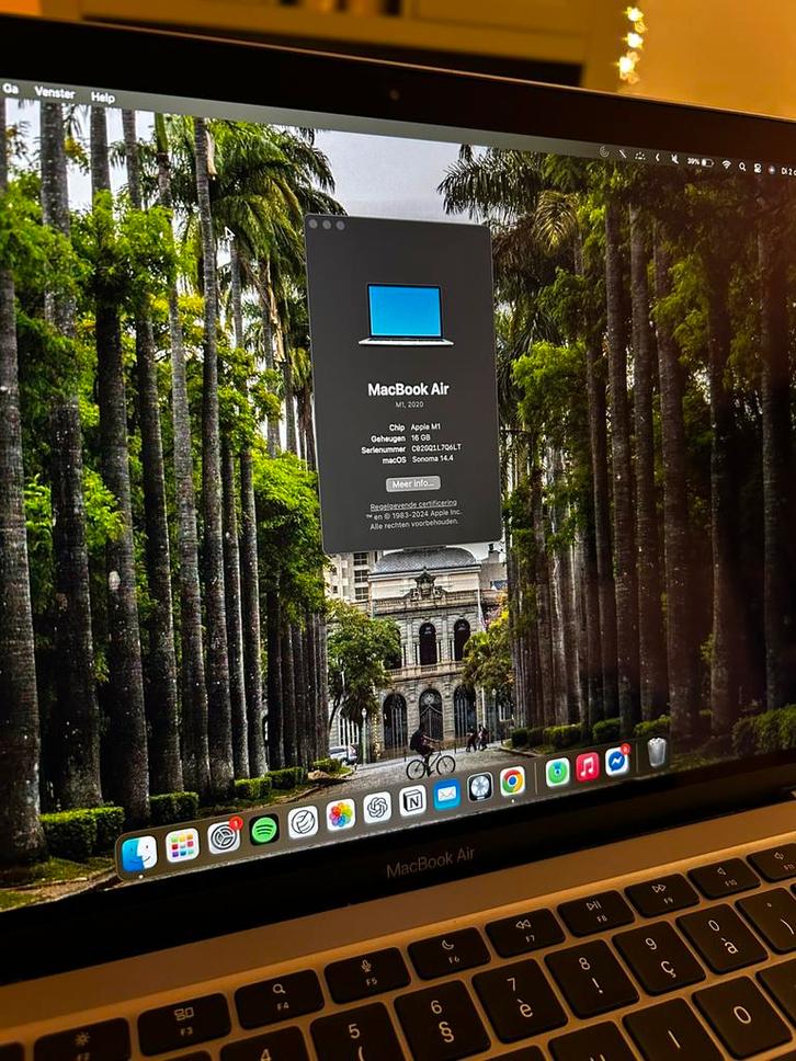 MacBook Air M1 (2020) – 16GB RAM – 512GB SSD, Informatique & Logiciels, Apple Macbooks, Comme neuf, MacBook, Enlèvement ou Envoi