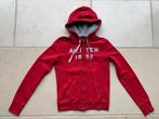 Rode dames sweater- hoodie 'abercrombie & fitch', maat: medi, Ophalen of Verzenden, Zo goed als nieuw, Maat 36 (S), Rood