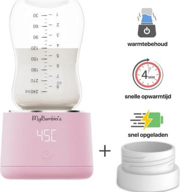  MyBambini's Bottle Warmer Pro - Draagbare Baby Flessenwarm