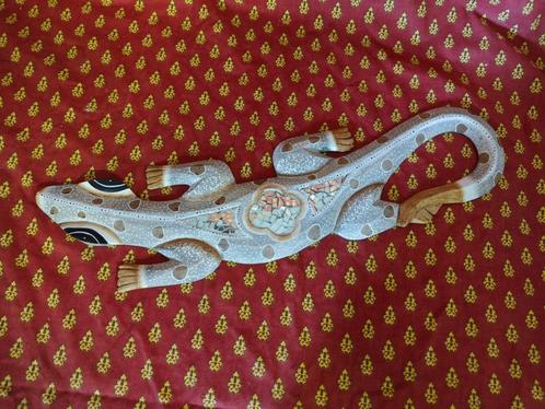 Gecko bois déco mosaiques miroirs 50cm, Maison & Meubles, Accessoires pour la Maison | Miroirs, Neuf, 50 à 75 cm, Enlèvement ou Envoi