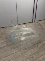 Bocale en verre fait main 60 cm sur 26 cm - bocal à poissons, Enlèvement ou Envoi, Rond, Comme neuf, Verre