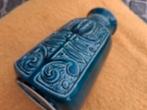 Vintage vaas: in hippe blauw., Ophalen of Verzenden