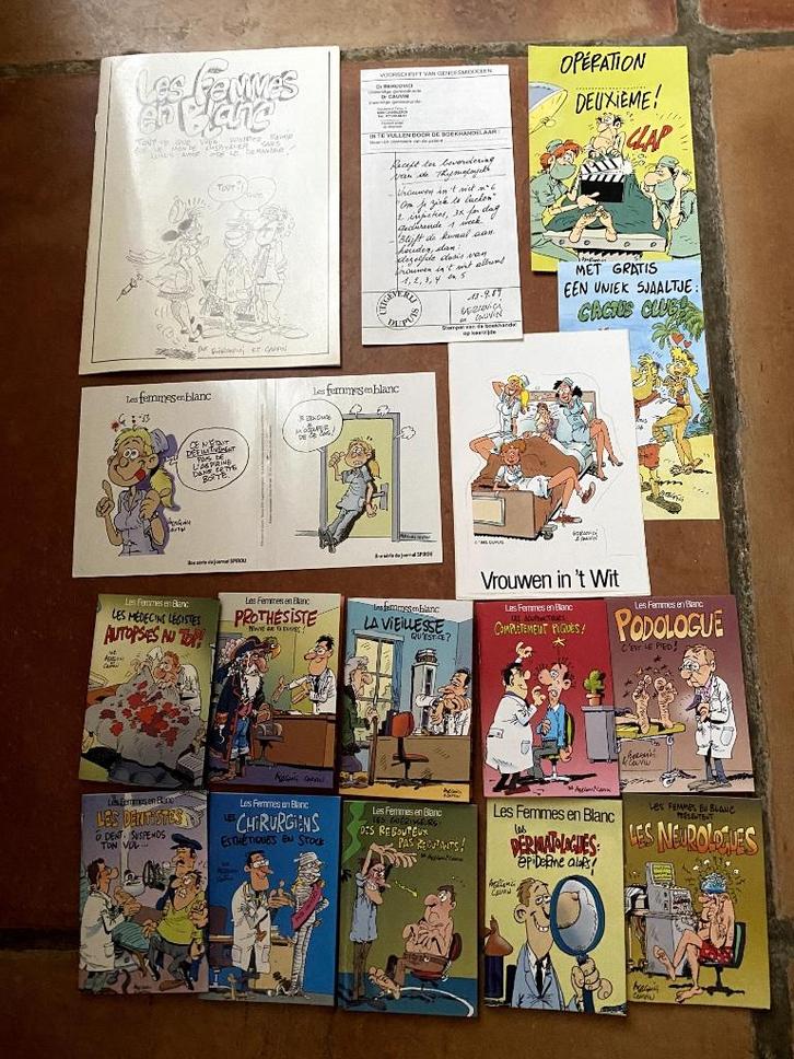 Verzamel-items Vrouwen in 't Wit Cauvin Bercovici, Boeken, Stripverhalen, Zo goed als nieuw, Meerdere stripboeken, Ophalen of Verzenden