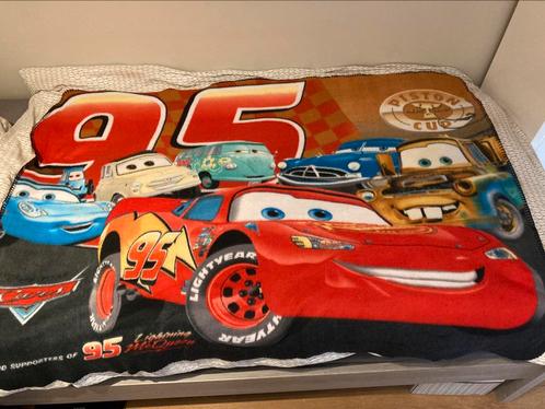 Cars Fleece deken, Kinderen en Baby's, Kinderkamer | Beddengoed, Zo goed als nieuw, Deken of Dekbed, Overige kleuren, Jongetje of Meisje